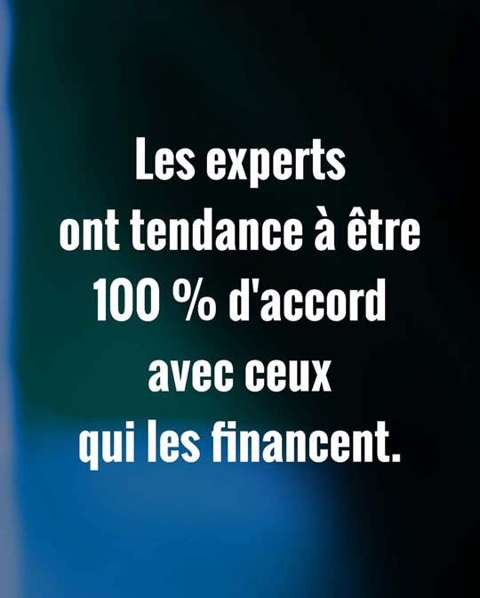 les experts...