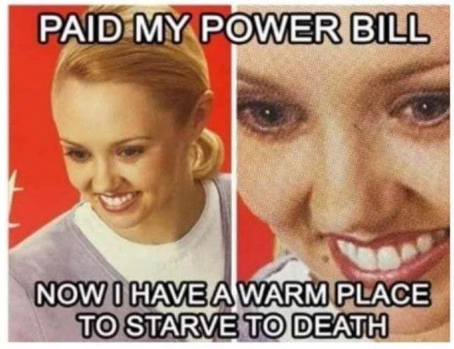 Paid my power bill...