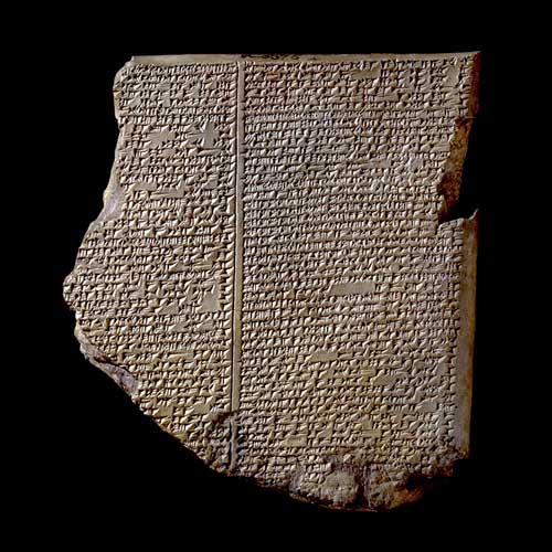 tablette du Déluge, entreposée au British Museum